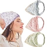 Fácil de usar: simplemente coloca la parte elástica del pañuelo en la parte posterior de la cabeza y deja que el cabello pase a través de él. Además, puedes utilizarlas como bufandas para combinar con tus maravillosos atuendos.