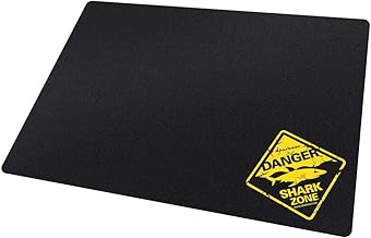 Sharkoon 1337 Tough - Alfombrilla de ratón (35,5 x 25,5 cm, 3 mm), Color Negro