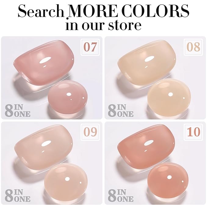 Esmalte en Gel Clear Nail Polish 15ml Fortalecedor UV miniatura 9