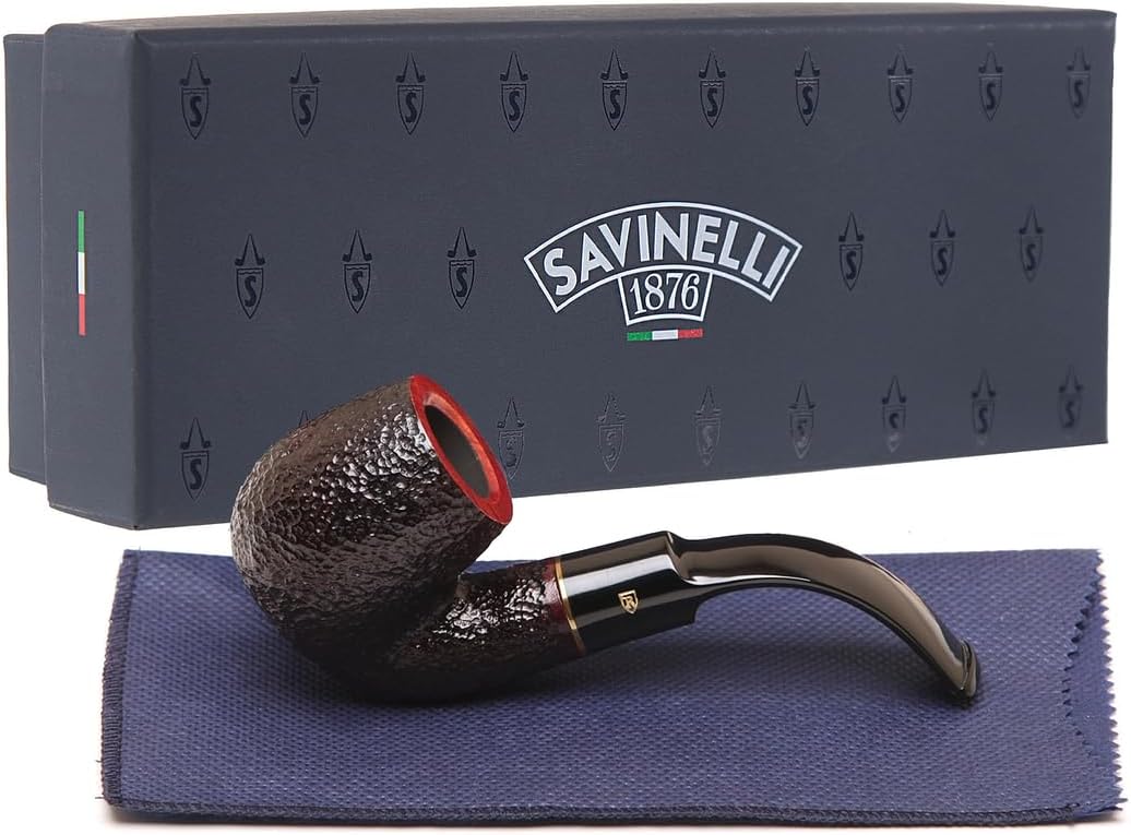 Savinelli Roma 614 Black Stem Tobacco Pipe…