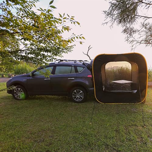 Namiot kempingowy na zewnątrz, wolnostojący, odporny na deszcz, schronienie tylnej klapy dla 4-6 osób, przenośny namiot plażowy do ciężarówek i SUV-ów