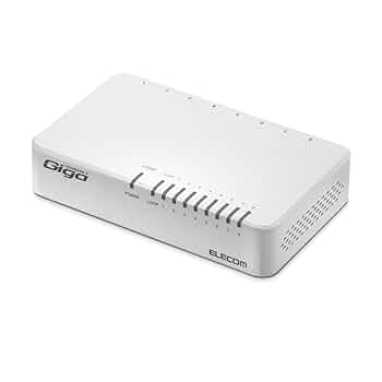 エレコム スイッチングハブ ギガビット対応 8ポート AC電源 EHC-G08PA2-W 61ZJrZo2srL._UF350,350_QL50_.jpg