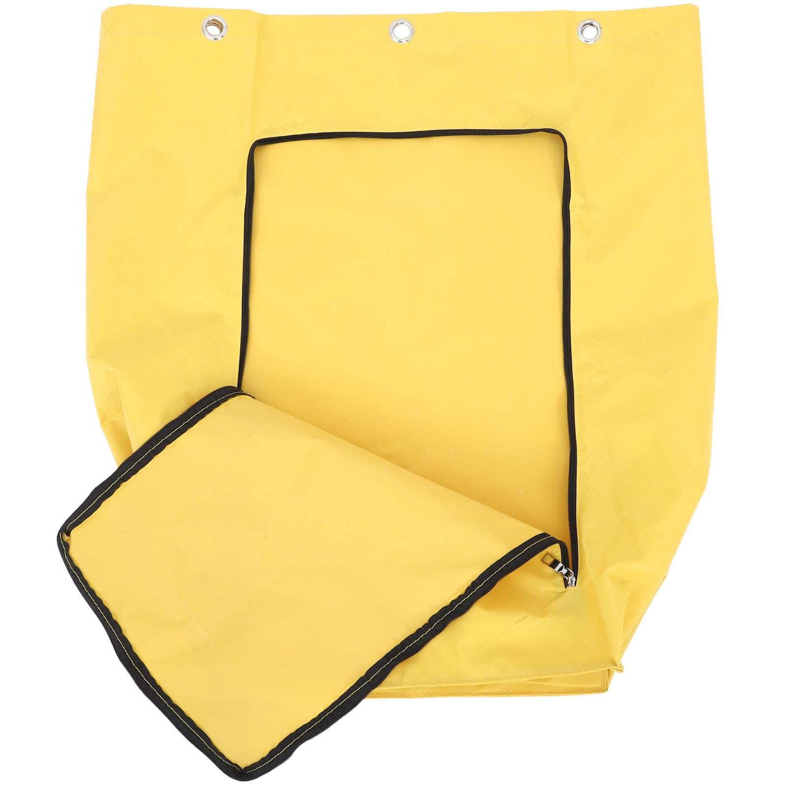 Bolsa para Carrito de Limpieza Industrial de Tela Oxford con Alta Capacidad y Cremallera Frontal para Uso Comercial y Recolección de Ropa y Residuos