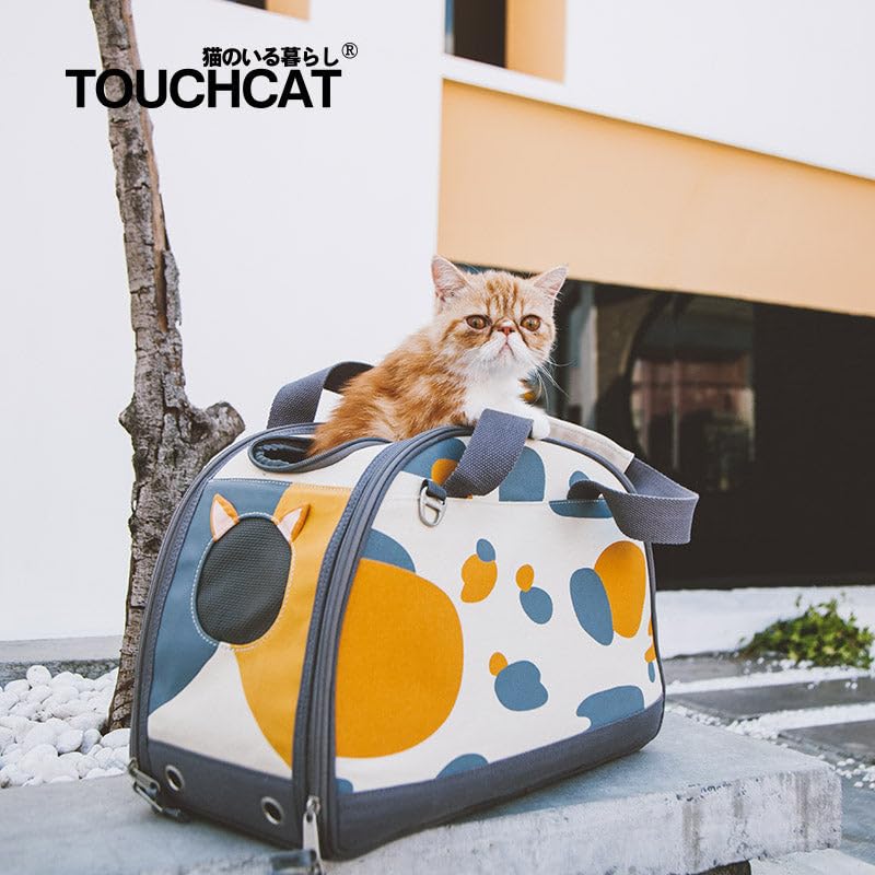 Amazon.com : Pet Life Touchcat Tote-Tails Cat Carrier - Airline