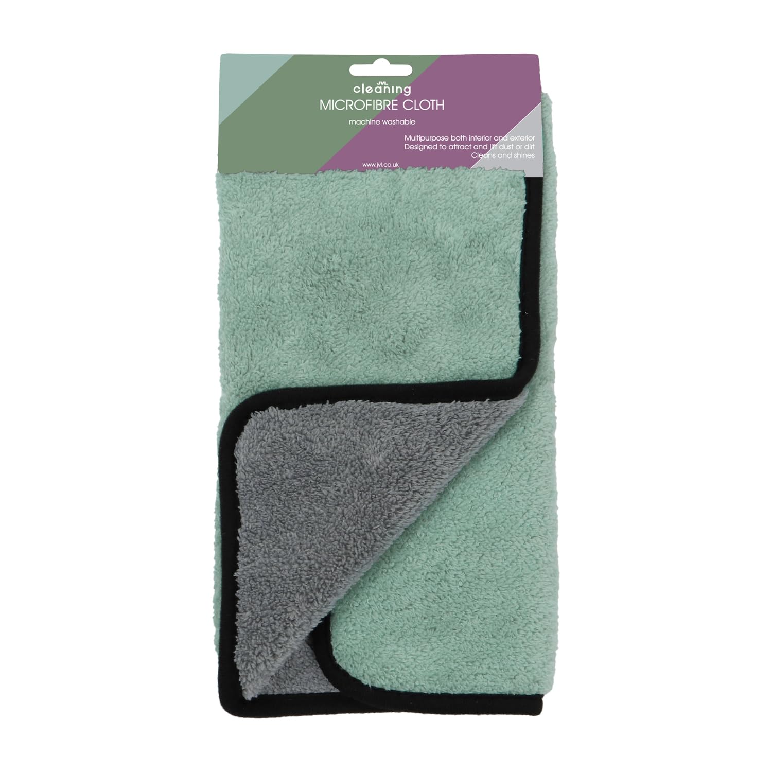 Jvl  Grey Microfibre Cloth - /Green in Size Size: W:40, Sports Direct