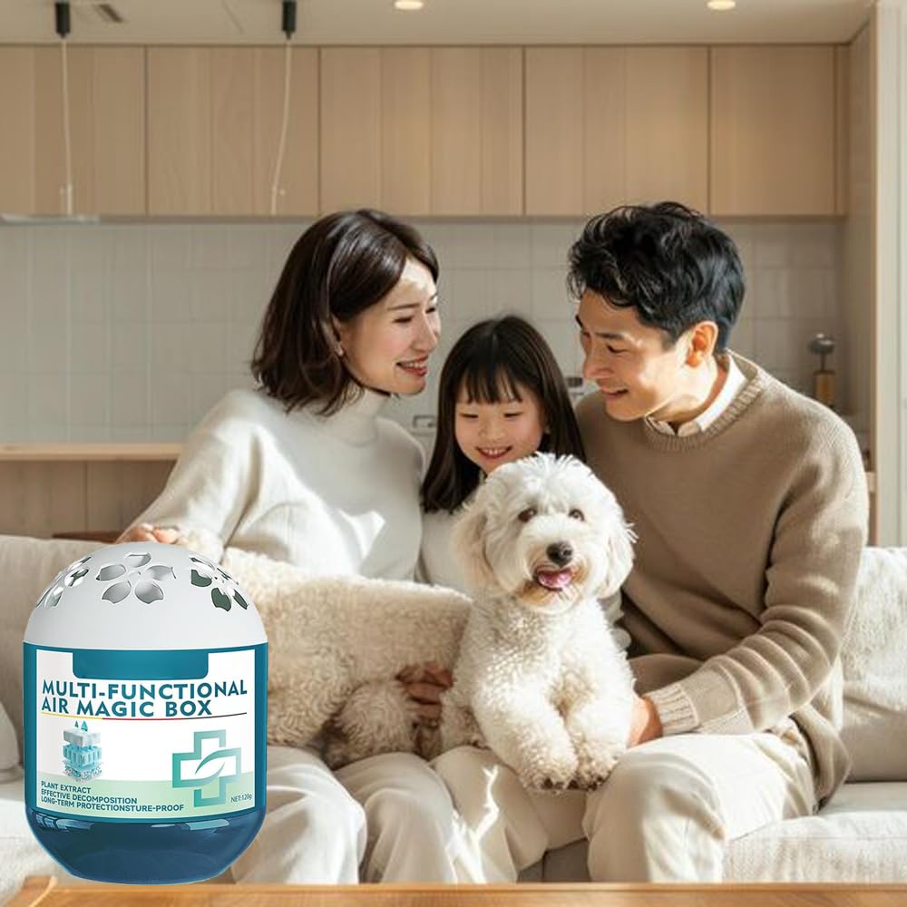 Indoor Air Purification Dust Removal Magic Box, Automatic Dust Collection, Long-Lasting Freshness (3pcs)