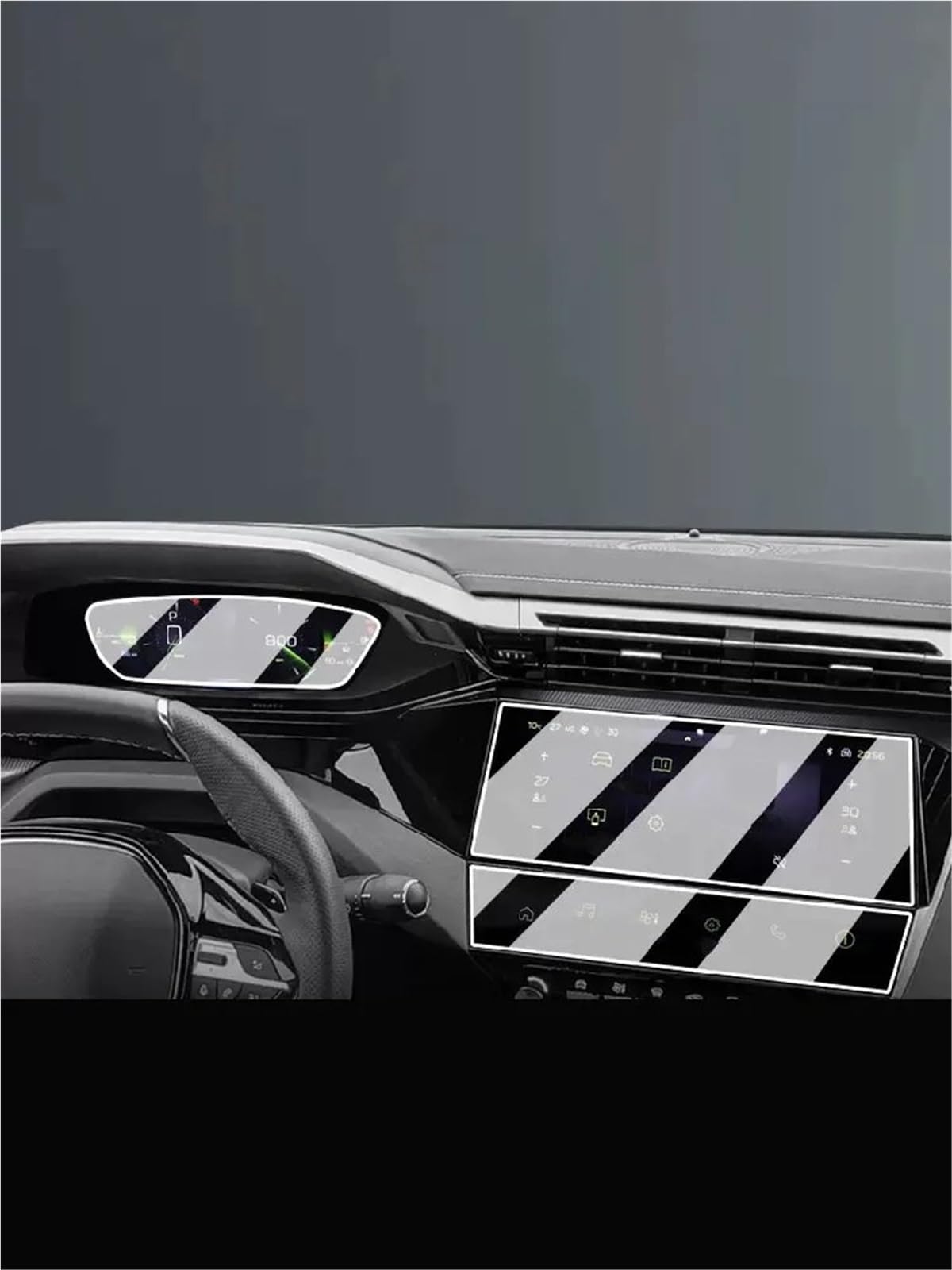 Protector de Pantalla de Cristal Templado para Peugeot 308 SW 408 2022 2023, Pantalla táctil de 10 Pulgadas para Sistema de infoentretenimiento y navegación GPS.