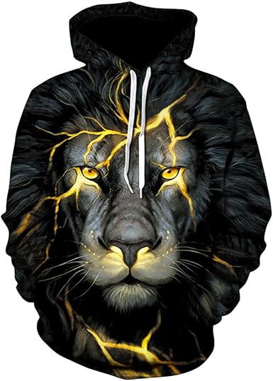 Lion hoodie amazon Clearance