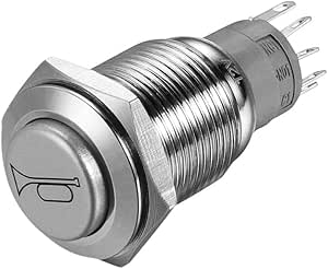 Interruttore Pulsante Per Clacson Ad Aria - Impermeabile, 12V, 150dB, In Metalloo - Foto 6