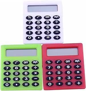 MAGICLULU 3 Pcs Calculadora Calculadora Portátil Calculadora De Mesa Ferramentas De Computador Calculadora Calculadora De Bolso Mini Caculator Caculator Calculadora De Contabilidade Bonito
