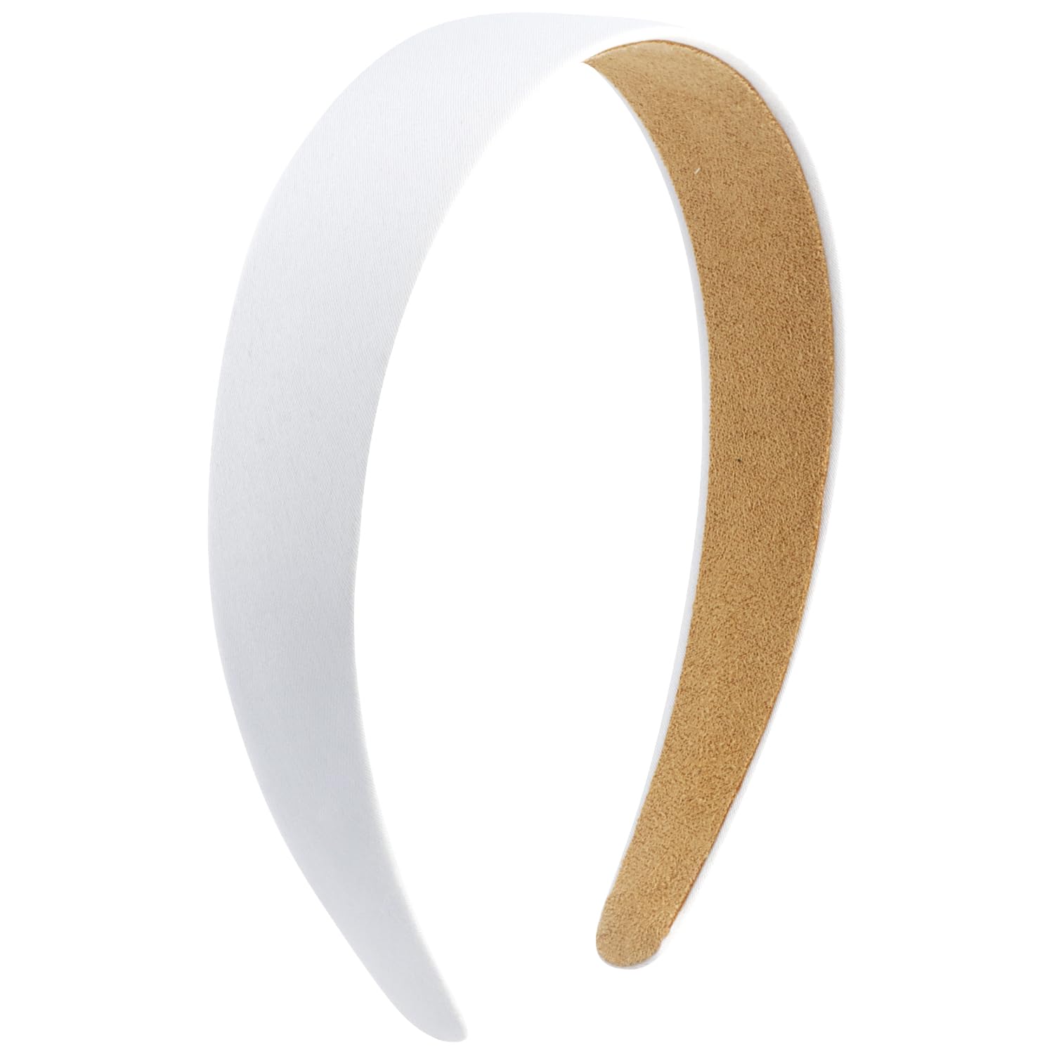 CELINE Headband, Hair, Plastic, Women\'s, White 4cm White Plastic Headband Core, DIY Supplies (pack of 12  main image 4