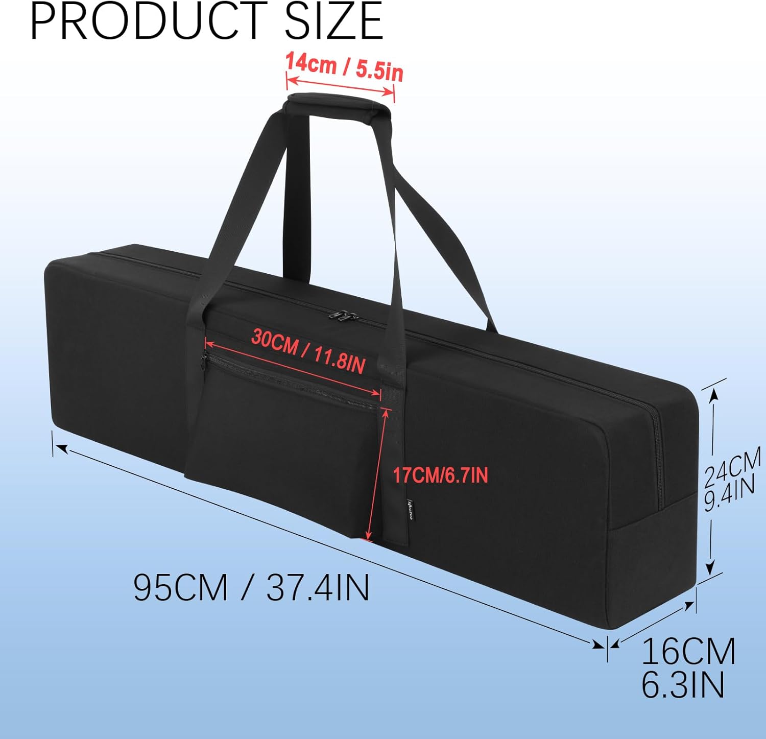 Cordless String Trimmer Carry Bag Electric Grass Trimmer Storage Bag Portable Weed Eater Edger Carrying Case for Handheld Lawn Mower Attachment, Case Only