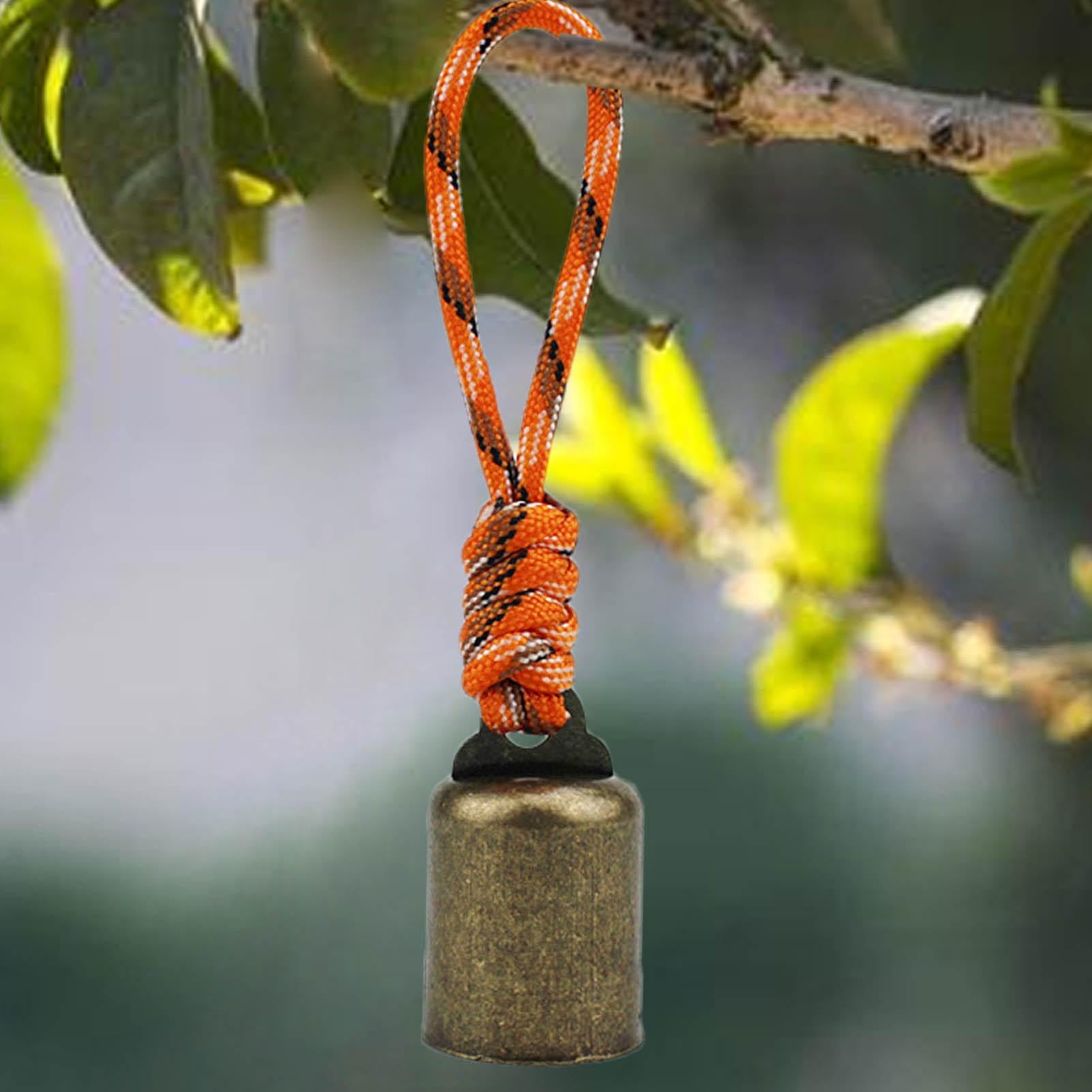 Cloche De Randonnée Janurium – Sonnette Métallique Bruyante Avec Fonction Silencieuse, Léger (16,5 G) Pour Sac, Ceinture Ou Chaussure