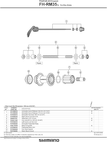 Miniatura 2 de Shimano Freehub Cuerpo Reemplazo F/Cuerpo FHRM35 Completo