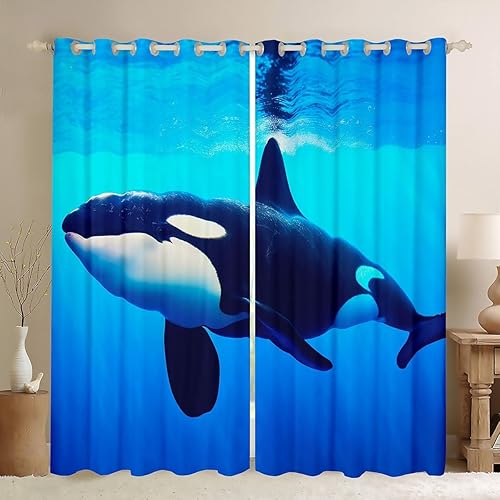 Vista 21 de Erosebridal Trippy - Cortinas de alienígena, cortinas opacas de marihuana verde, modernas cortinas psicodélicas OVNI para ventana, tratamientos