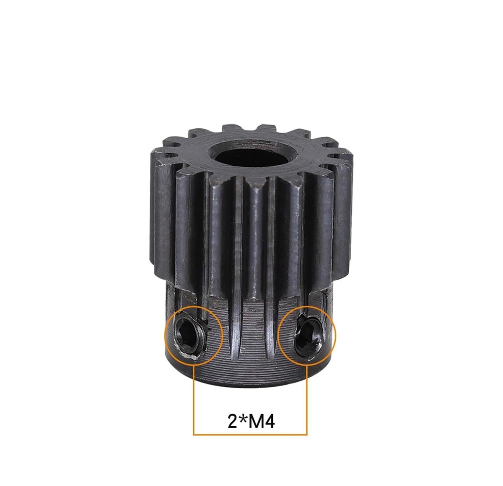 Bevel Gear Pinion Hardware Mechanical Module 1 Spur Gear 1M-15T/16T Carbon Steel Motor Gear Bore Size 5mm Transmission Accessories(15 Teeth)