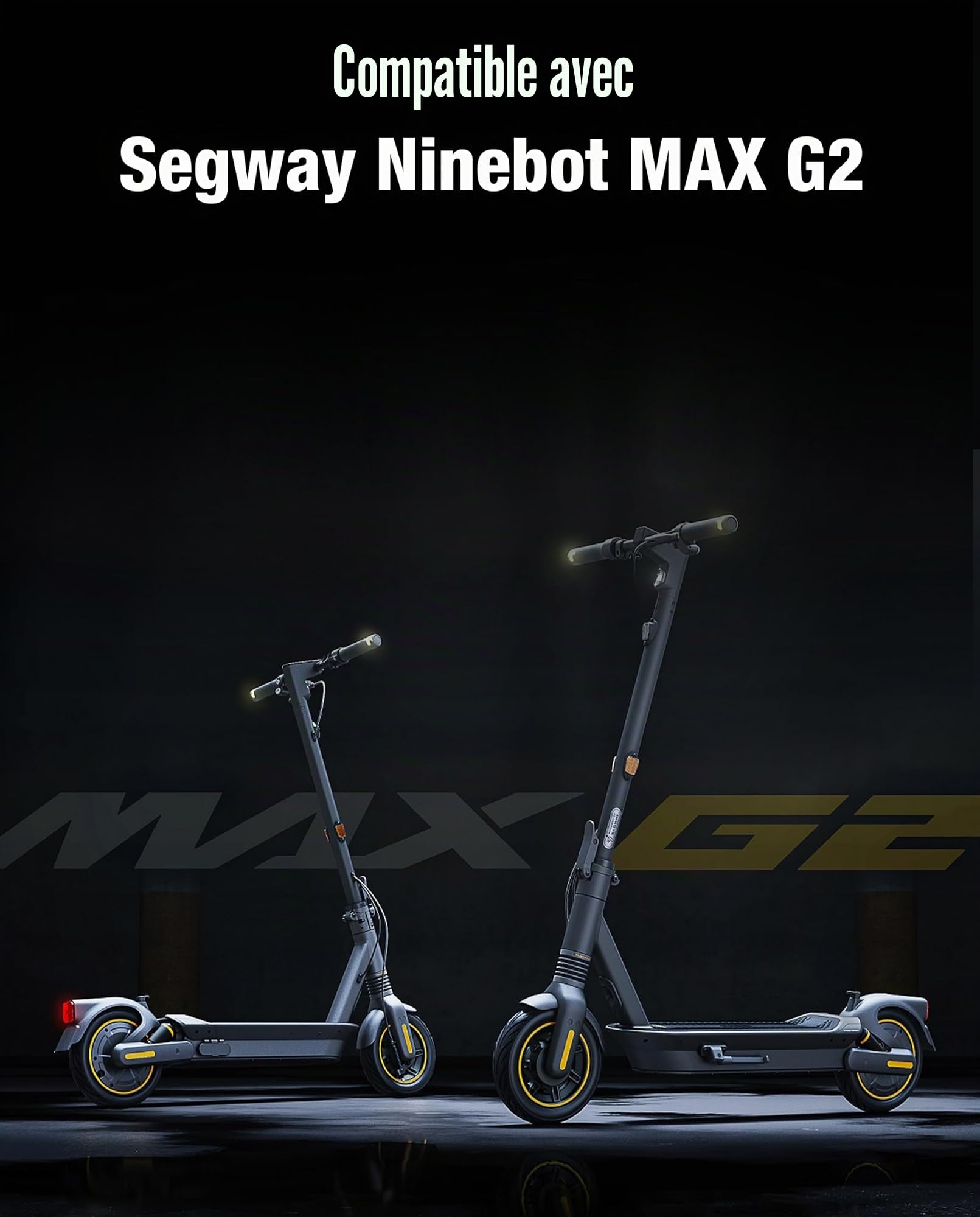 Tableau de Bord Scooter Compatible avec Segway Ninebot Max G2 G65 Max2 KickScooter Trottinette électrique Dashboard Accessoires d'origine