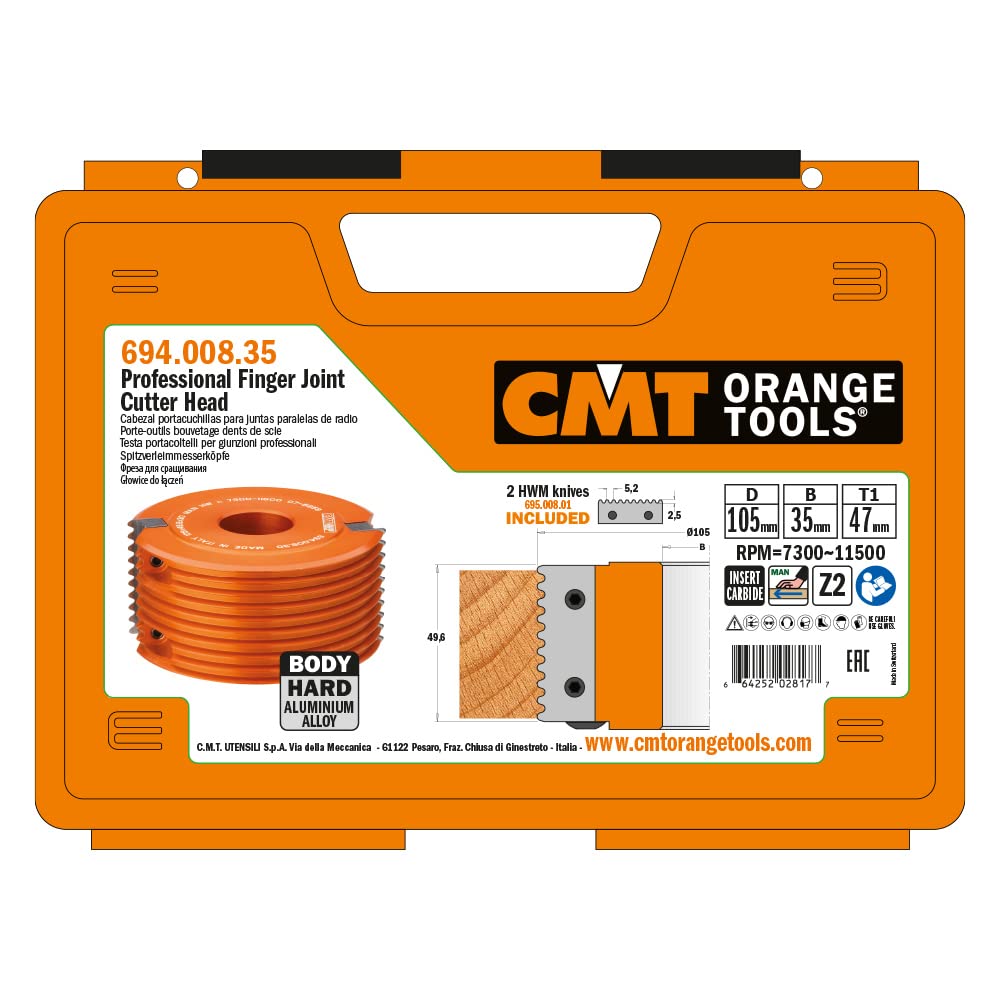 CMT 694.008.35 GŁOWICA P/PROFESJONALNE NÓŻA HW Z2 D=105X49,6X35