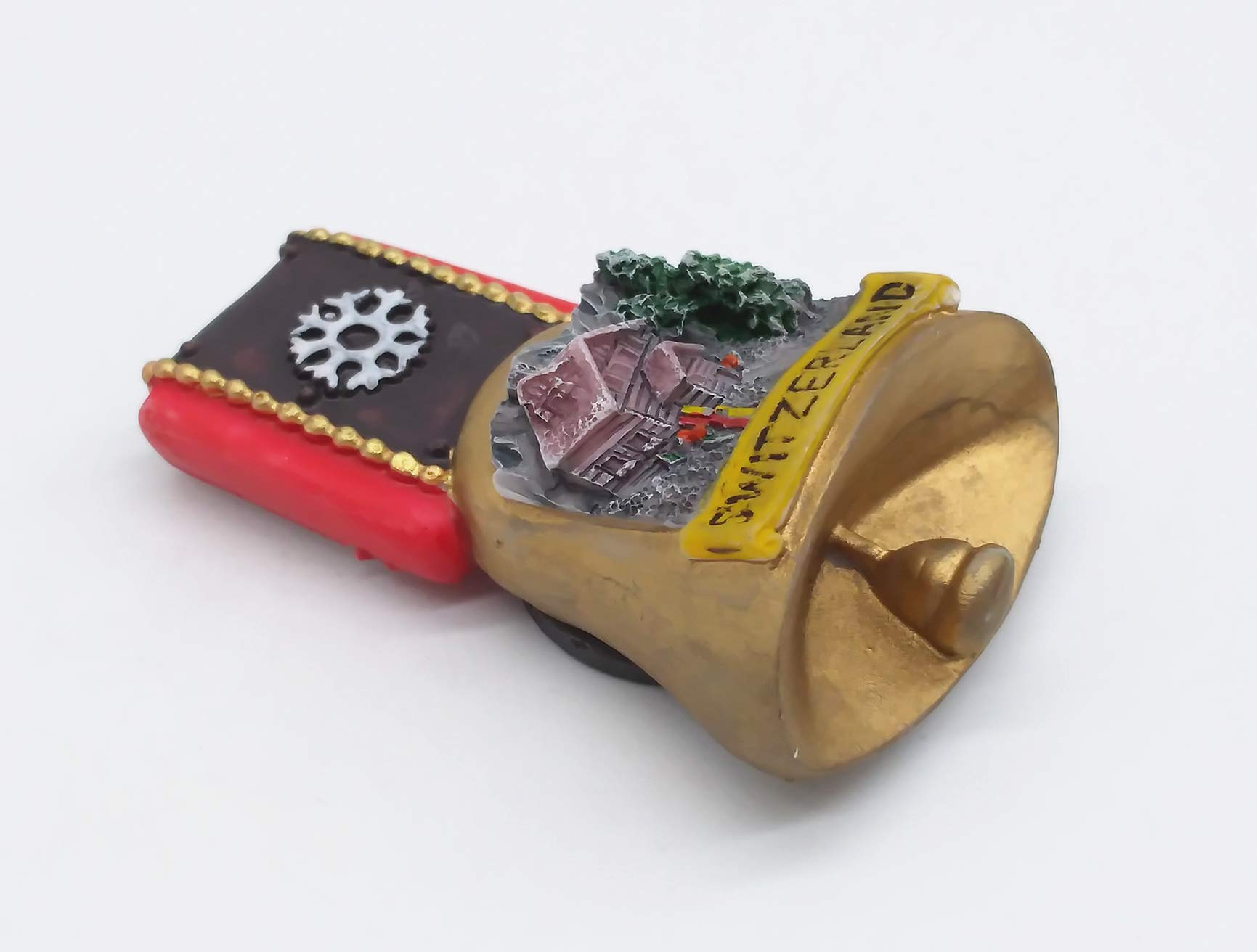 Magnete Frigorifero Svizzera 3D: Campana Di Cammello Souvenir Artigianale In Resina - Regalo Da Viaggio