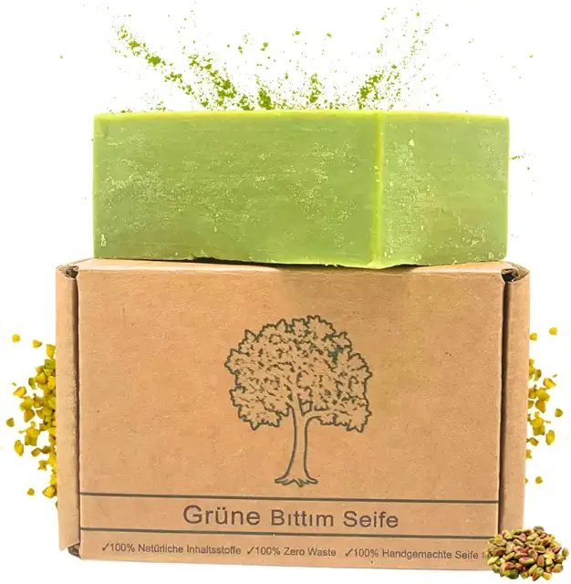 PAOS Grüne Bittim Seife Bio Naturseife Handgemacht 140g - Grüne Seife Rossmann