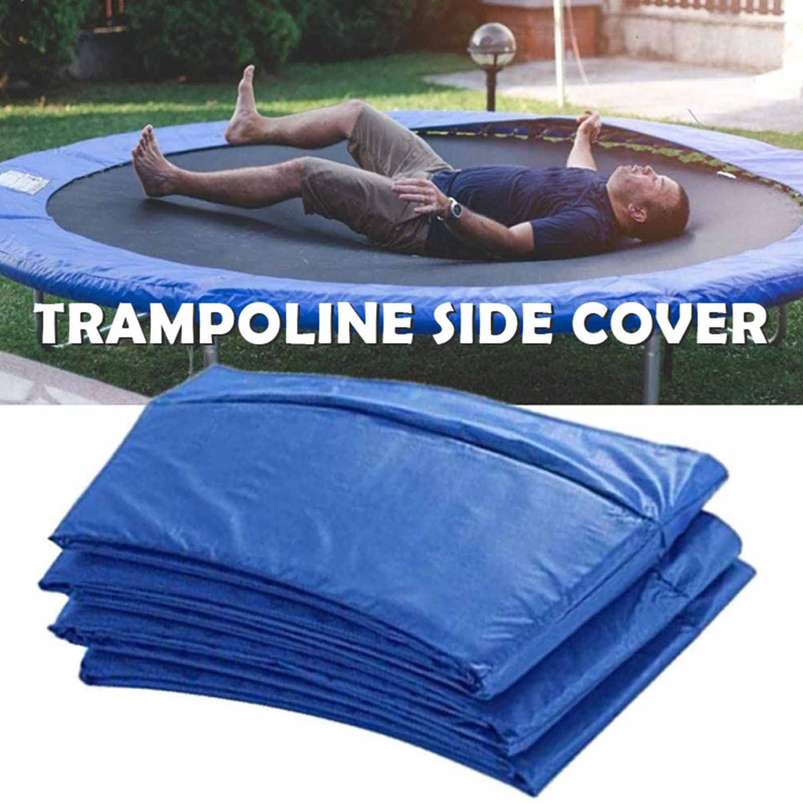Zapasowa mata bezpieczeństwa do trampoliny do trampolin o długości 1,8 m - 4,9 m, odporna na promieniowanie UV, odporna na rozdarcie, wodoodporna trampolina sprężyny do bezpiecznego skakania