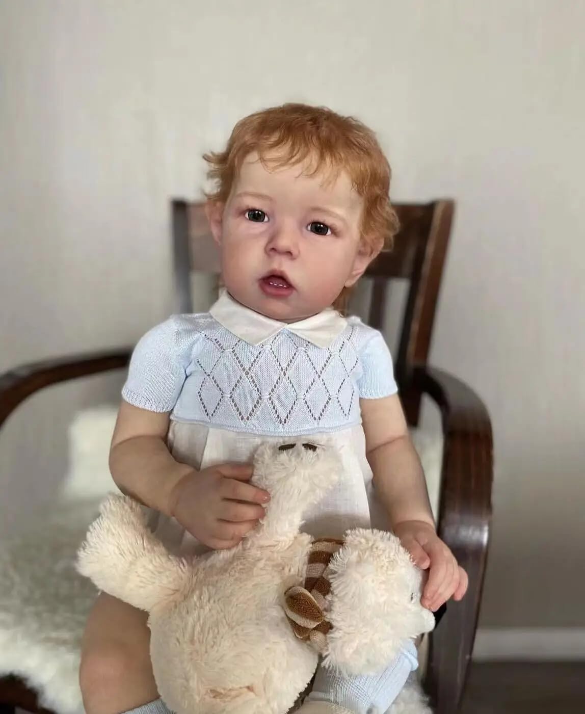 RXDOLL Realistische Reborn Baby Puppen 28 Zoll Reborn Kleinkind Puppe Junge Gewichtete Weiche Stoffkörper Lebensechte Babypuppe Handgemachtes Spielzeug für Kinder ab 3 Jahren