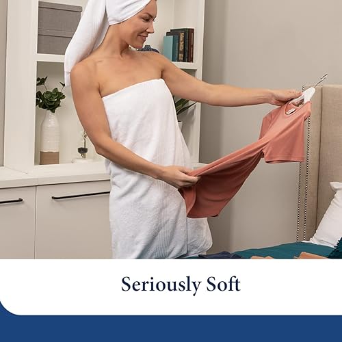 Miniatura 3 de Cosy House Collection Juego de toallas de baño de algodón esencial de 3 piezas, ultra suaves, absorbentes y de secado rápido, toalla de lujo 100%