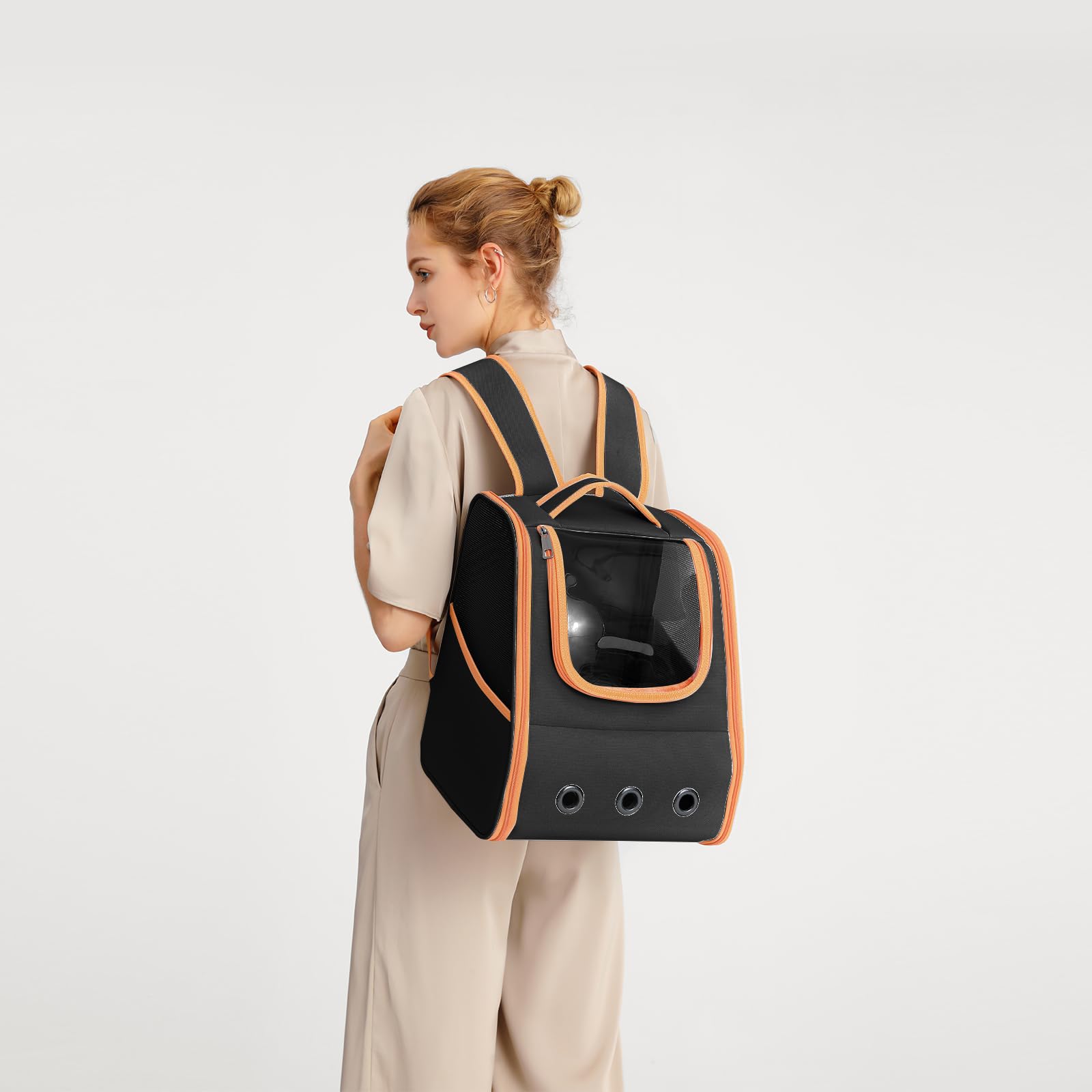 Kono Zaino per cani per gatti di piccola taglia Cani design ventilato pieghevole Pet Carrier Compagnia aerea approvato per viaggi, campeggio escursionismo uso fino a 5,9 kg