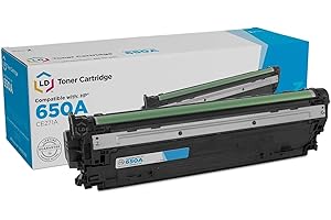 Remanufactured Toner Cartridge Replacement for HP 650A CE271A Compatible with HP Color...