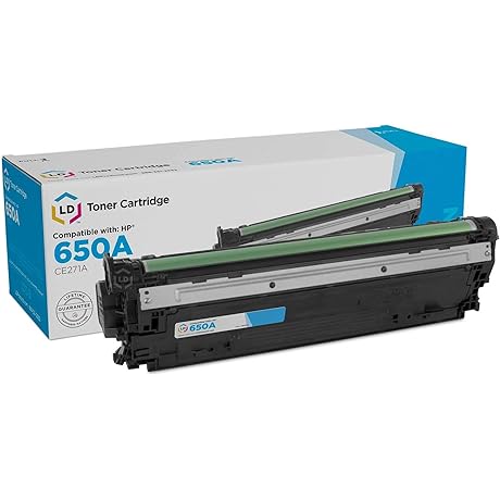 Remanufactured Toner Cartridge Replacement for HP 650A CE271A Compatible with HP Color...