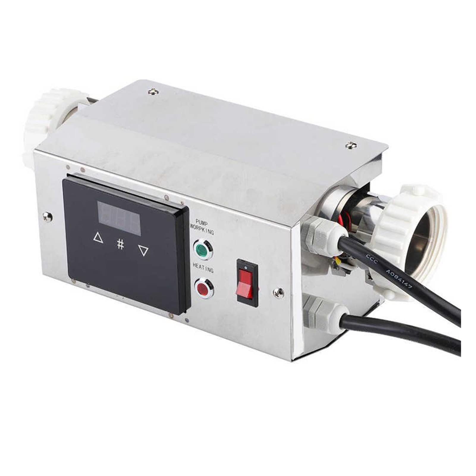 Chauffe-Piscine, 3KW Piscine de Piscine électrique Piscine et Spa Chauffage de Chauffage du Bain Chauffe-Eau Thermostat Accessoires de Piscine