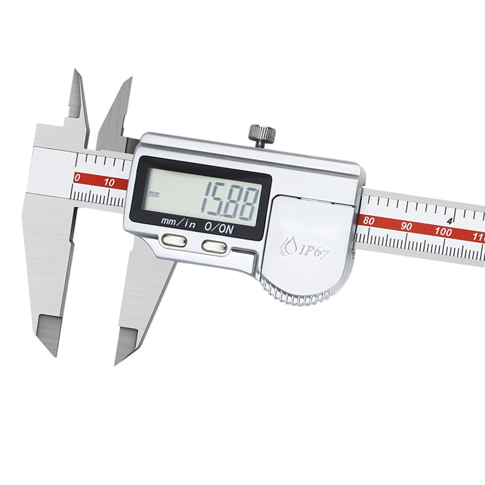 SWENEEN Ip67 Waterproof Digital Caliper,Stainless Steel Digital Caliper Measuring Tool With Lcd Screen,Professional Electronic Vernier Caliper For Woodworking/Jewelry/3D Printing,300mm/12in