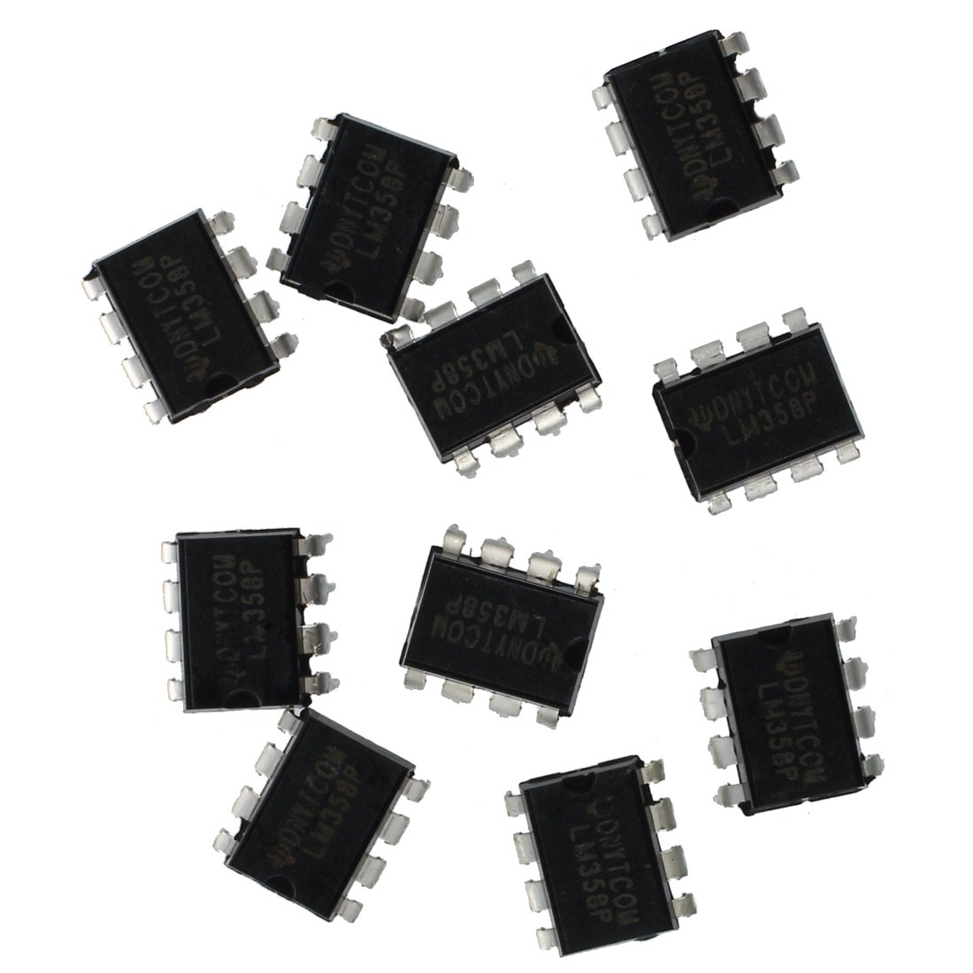 10x LM358N niedrig Leistung 8 Pin Dual Operationsverstaerker