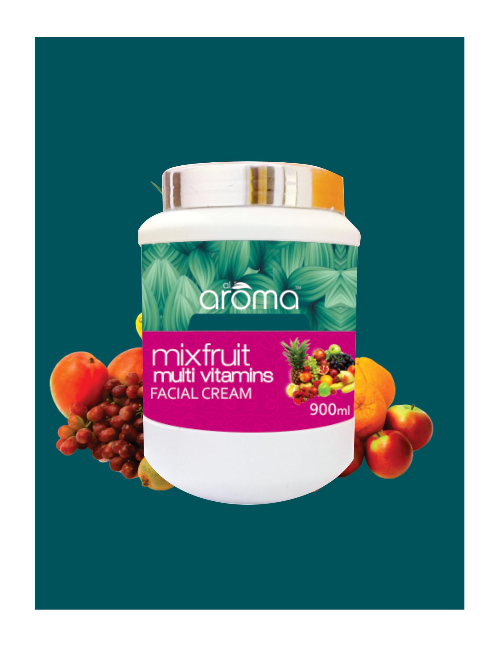 Alaroma Leafs Mix Fruit Multivitamins Massage Cream, Revitalizes & Rejuvenates, All Skin Types, 900ml-image-26