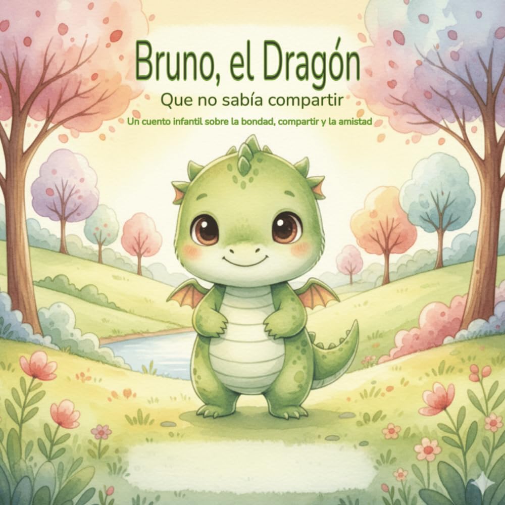 El dragón que no sabía compartir: Un cuento infantil para aprender a compartir, trabajar la generosidad y la educación emocional (Edades 3-6 años).