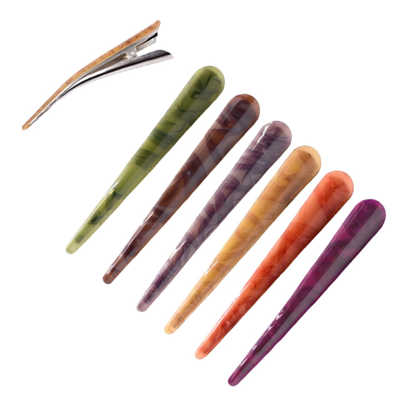 minkissy 12 Piezas Caimán Pinzas De Pelo De Metal Para Mujer Pinzas Para El Cabello Metalicas Pinza Para El Cabello Para Mujer Clips Grandes De De Pato Perder Accesorios Importante