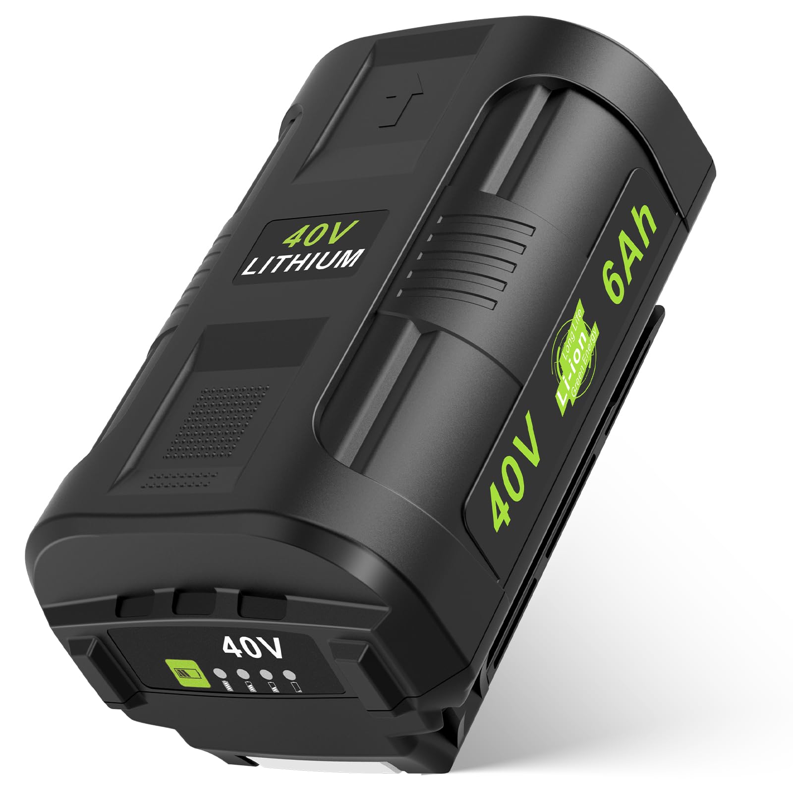 Futurebatt Large Capacity 6.0Ah 40V Battery for Ryobi 40 Volt Power Tools OP4015 OP4026 OP40201 OP4030 OP4040 OP4050 OP40601 etc. Replace for Ryobi 40V Battery
