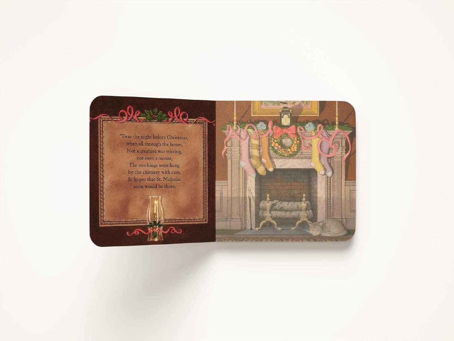 The Night Before Christmas Board Book: The Classic Edition Moore, Clement and Santore, Charles - PT06