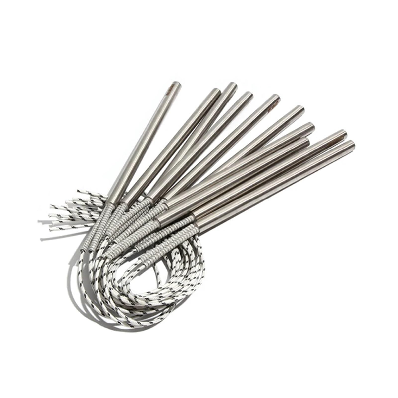 Grzejniki nabojowe, 2 sztuki, 9,5 mm, 320-360 mm, 316SUS, pojedyncza głowica grzewcza, 110 V/220 V/380 V, ogrzewanie nabojowe 1200 W/1300 W/1400 W (220 V, 1400 W 9,5 x 350 mm (dł. x dł.)