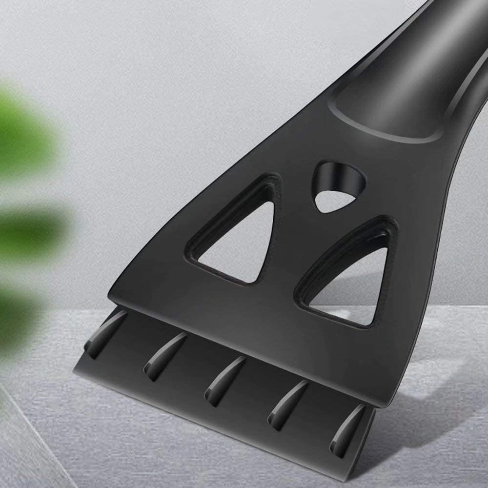 Grattoir à Glace Brosse à Neige pour Voiture 2in1 Neige Mousse grattage enlèvement Gonflable Neige Moteur Rotatif tête de Brosse