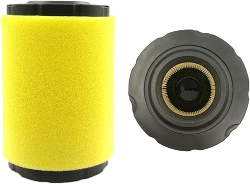 Miniatura 5 de Filtro de aire y prelimpiador 796031 compatible con tractor de césped Briggs Stratton 796031 591334 31A607, John Deere MIU14395, Husqvarna YTH24V48