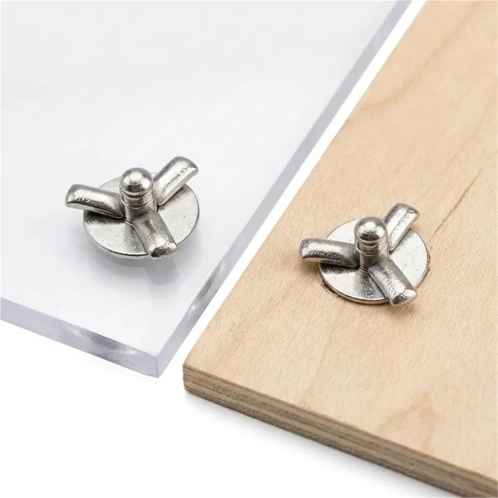 Rivetti ciechi, Kit assortimento di rivetti ciechi in alluminio a tre ante a testa tonda, 50-300 pezzi, 3,2x14/4x21 mm(M4,300PCS)