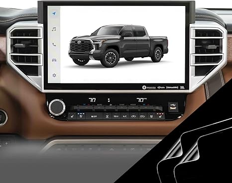 artemis shields anti glare matte premium screen protector for 3rd gen 2022 2023 toyota tundra 14 inch infotainmentnavigation display 2 pack