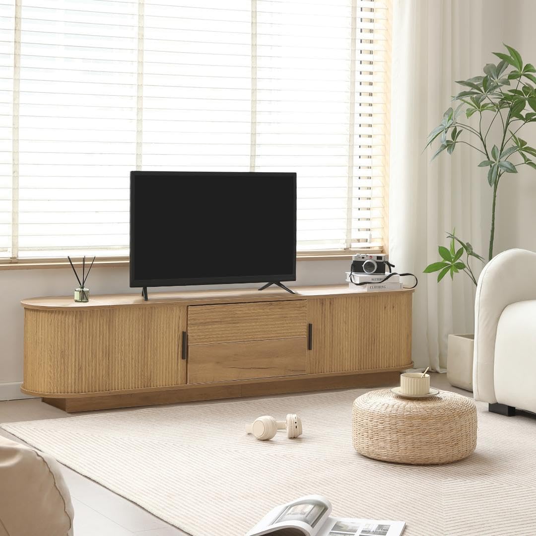 Amazon.co.jp: 【幅180cm】 テレビ台 ローボード 収納 木製 テレビ