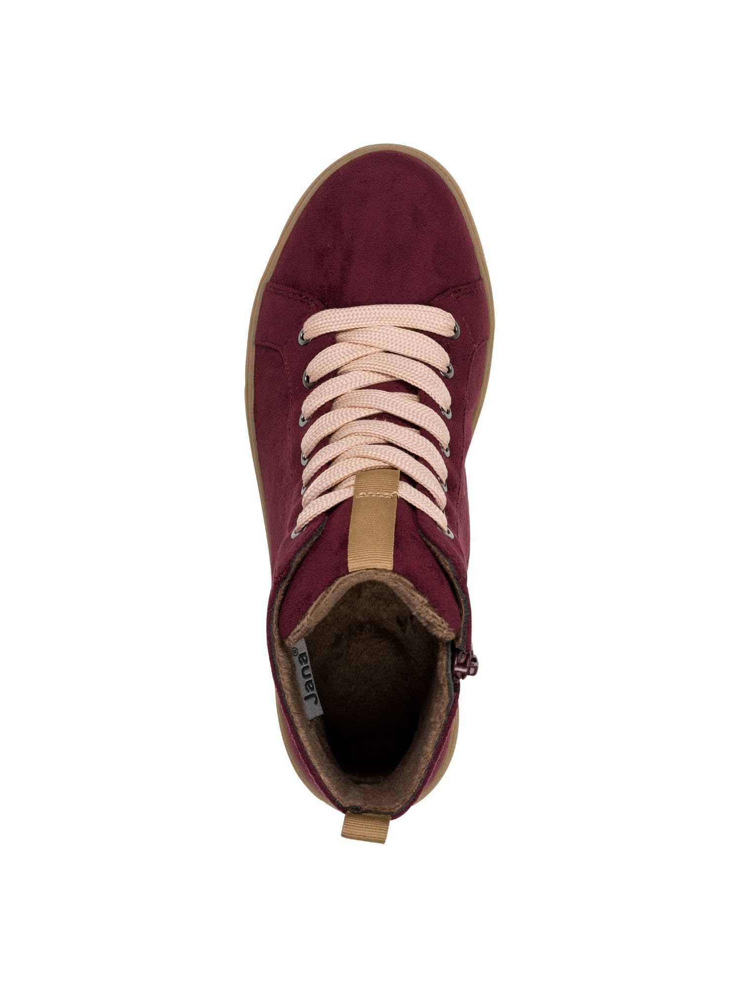 Jana Sneaker da Donna Alte con Lacci vegane
