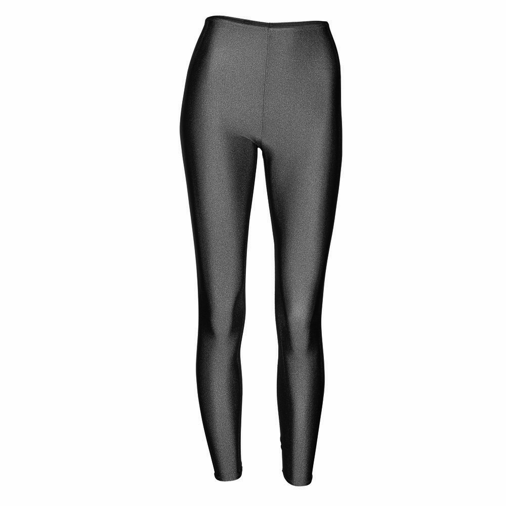 Starlite Black Footless Tights Medium Adult (4)