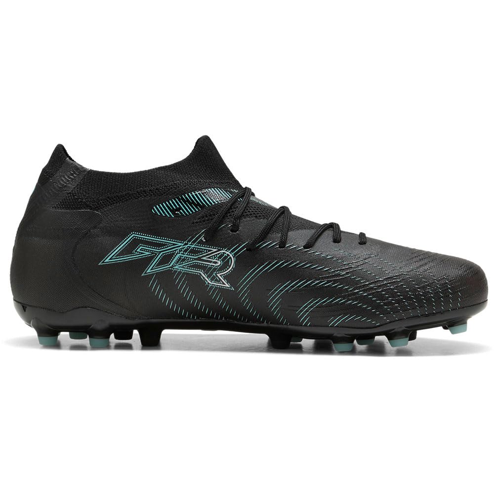 Puma Unisex Future 9 Match MG Fußballschuhe, Black Intense Mint White, 44 EU