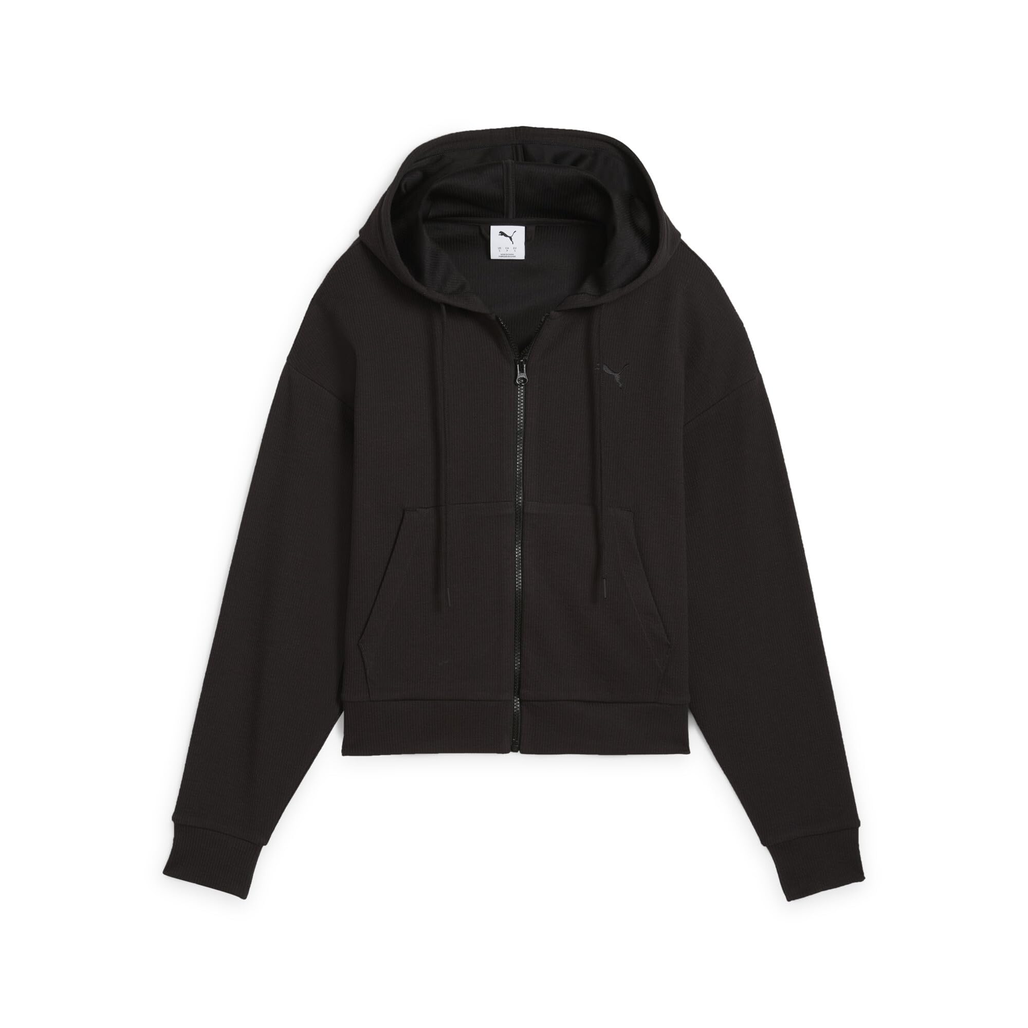 Puma Her Comfort Crop Full-Zip Hoodie Felpa con Cappuccio Bambine e Ragazze (Pacco da 1)