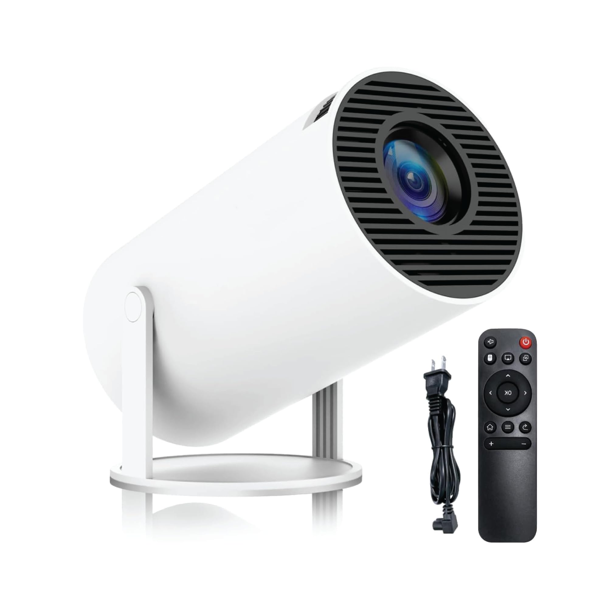 OLV Smart Mini Projector for Home HD 720P Native, 4K & 1080P Supported | Android 11, 5G WiFi, Bluetooth 5.0 | Netflix, Prime, YouTube | 180° Rotatable Portable Projector with Built-in Speaker-image-31