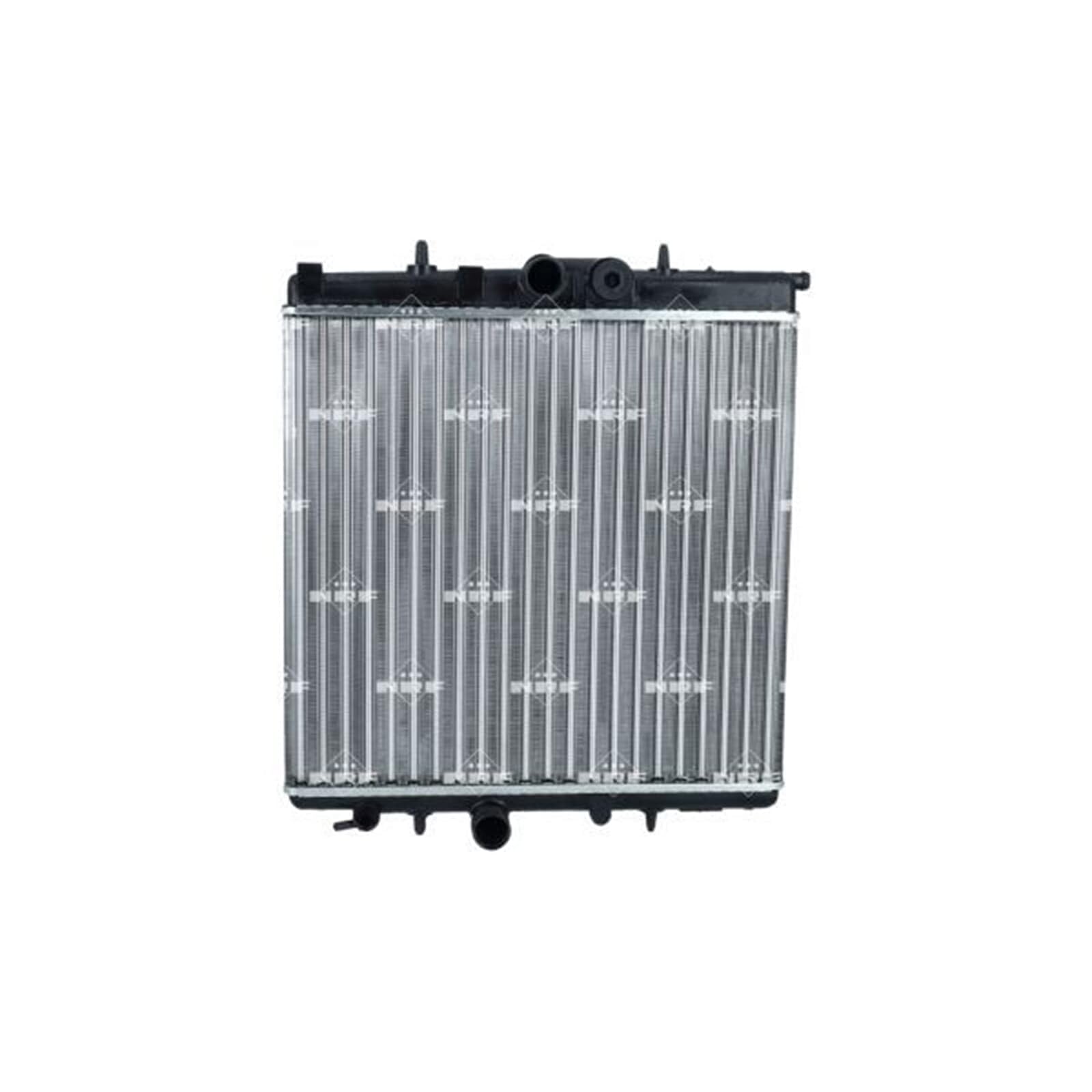 NRF Radiador refrigeración del motor Ancho de red 380mm Longitud de red 395mm Profundidad de red 23mm Compatible con PEUGEOT 206 Fastback 2A/C 509523A